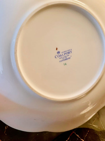 Coalport “Canterbury” Fine Bone China Handled Dish – Made in England