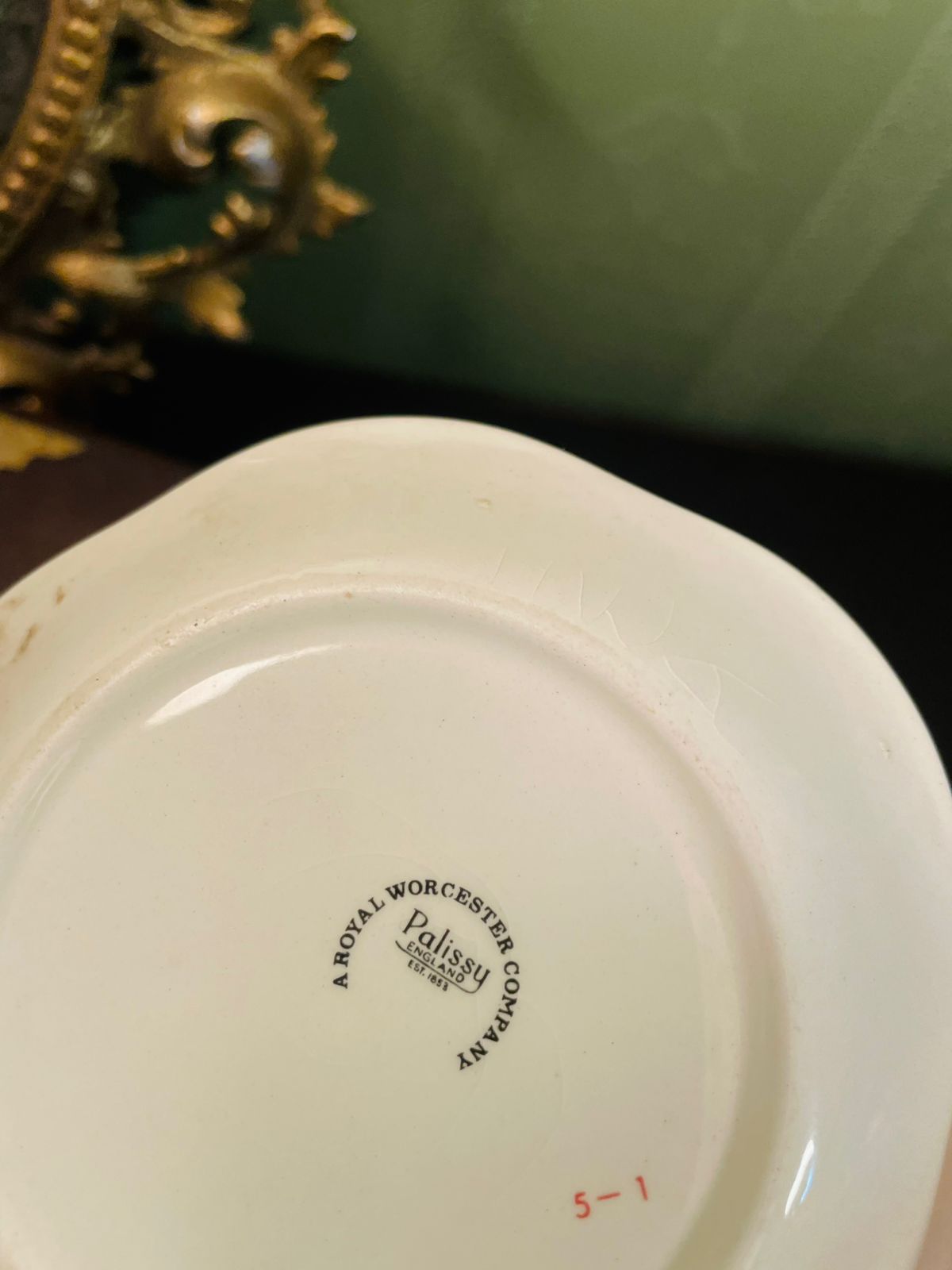 Palissy Royal Worcester Canada Geese Pin Dish Set 4 Inch