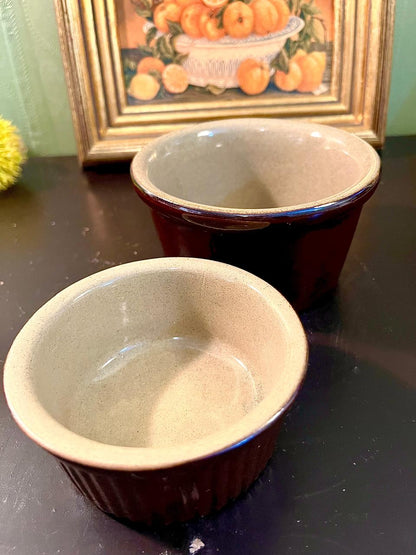 Moira 2-Piece Beige Oven-Safe Stoneware Bowl Set 5-Inch