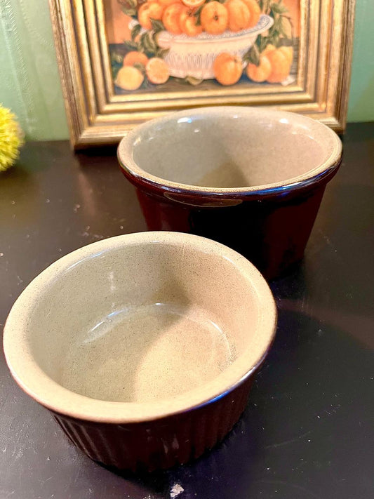 Moira 2-Piece Beige Oven-Safe Stoneware Bowl Set 5-Inch