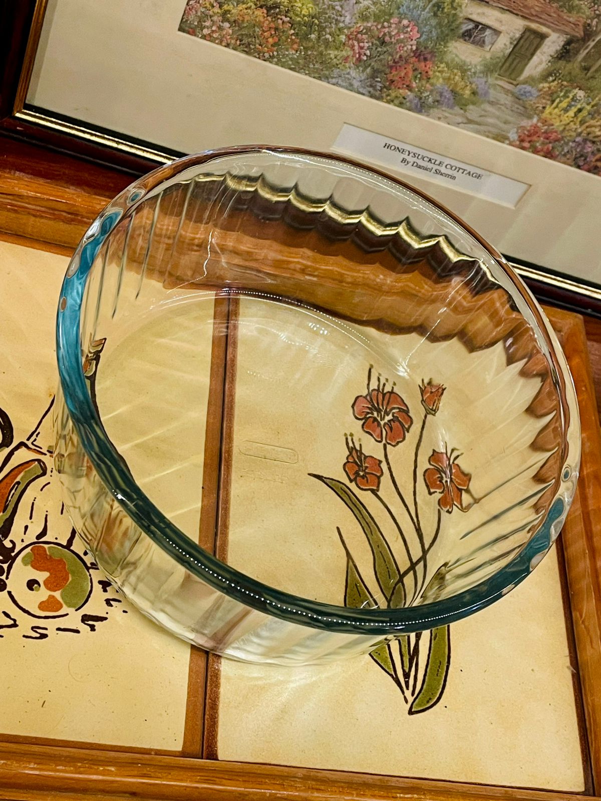 Clear Glass Oven-Safe Mixing & Baking Bowl – Vintage Pyrex Style