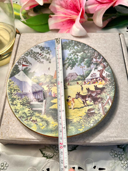 Royal Worcester Darling Buds of May Gymkhana Wall Plate 19 cm