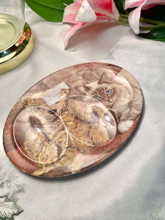 Vintage Teddy Bear Spoon Rest 18 cm