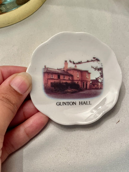 Giftees Bone China Gunton Hall Souvenir Dish