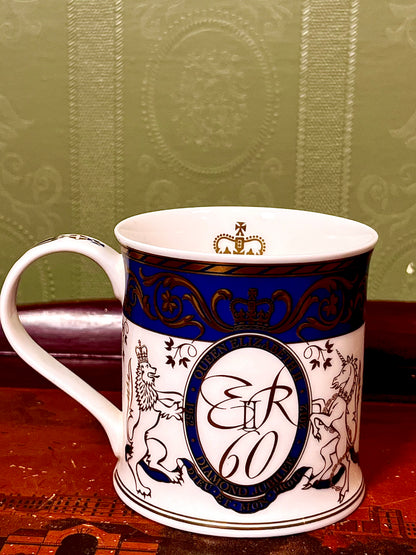 Dunoon Queen Elizabeth II Diamond Jubilee Fine Bone China Mug