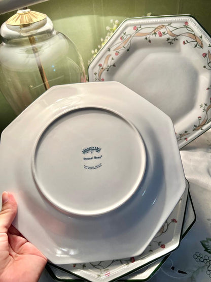 Johnson Bros Eternal Beau Floral Dinner Plates Set of 8