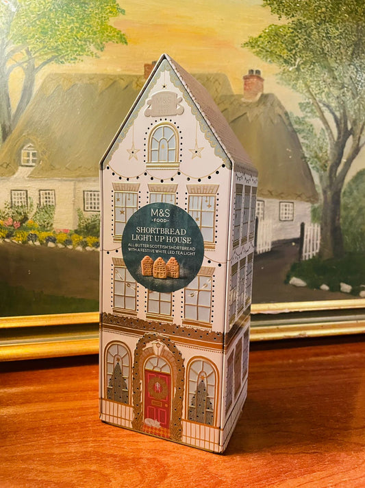 M&S Marks & Spencer Light Tin Biscuits Jar | Container