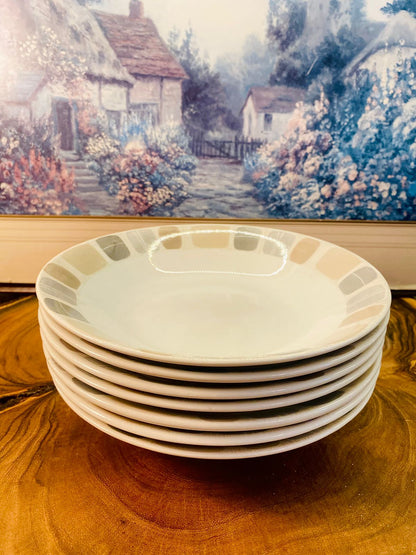 George Pebbles Pasta Bowls or Deep Plates Set of 6