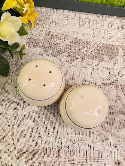 Vintage Porcelain Butterfly Salt & Pepper Shaker Set