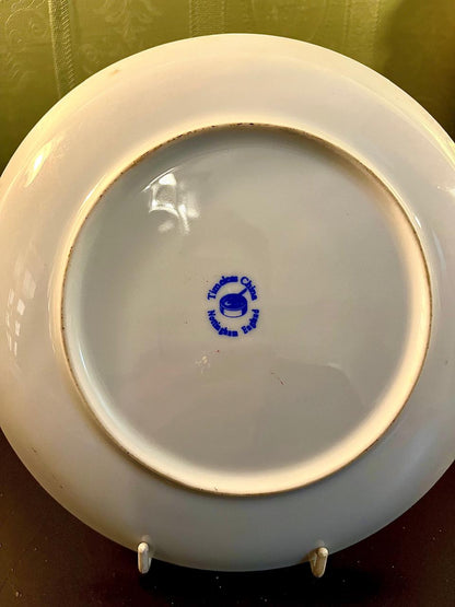 Vintage White Terrier Dog Bowl 8 Inch