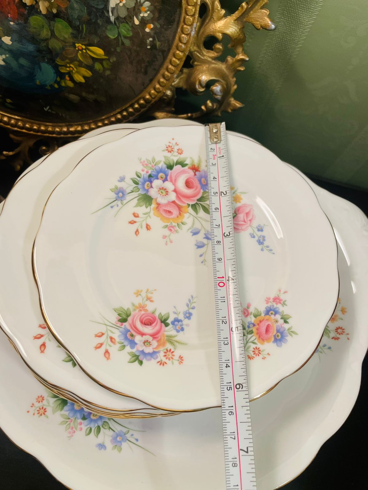 Royal Albert Bone China Dessert Plates & Platter Set England