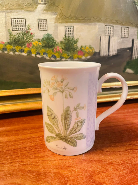 Floral Tea Mug, Coffee Mug, Fine Bone China, England