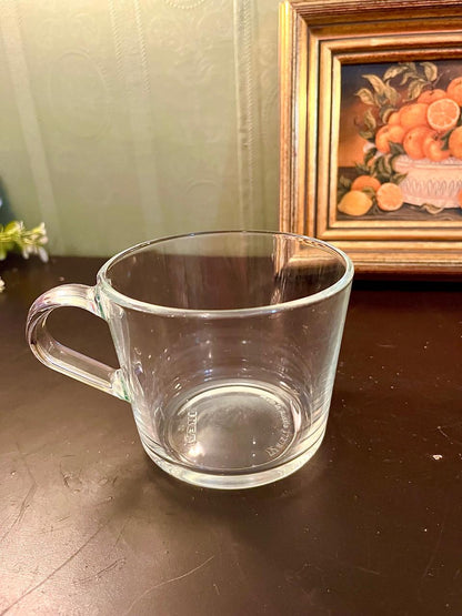 Vintage IKEA Clear Glass Soup  Mug – 4 Inch