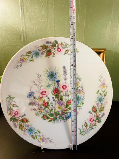Aynsley Wild Tudor 10" Fine Bone China Decorative Wall Plate