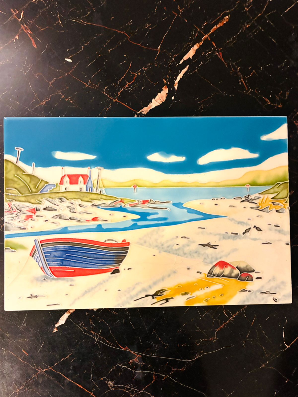 Decorative Ceramic Travel Plaques – Hand-Painted with Scenic Views of Italy