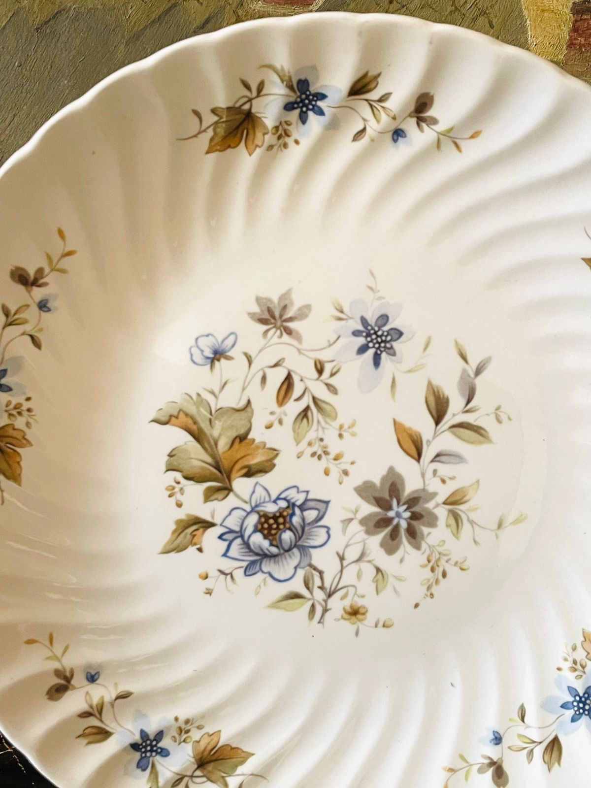 Ridgway Ironstone “Arlene” Floral Plate – Vintage 1792 Collection, Made in England