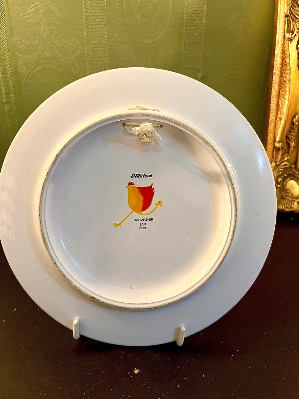 Whimsical Sheep Decorative Plate 7 Inch