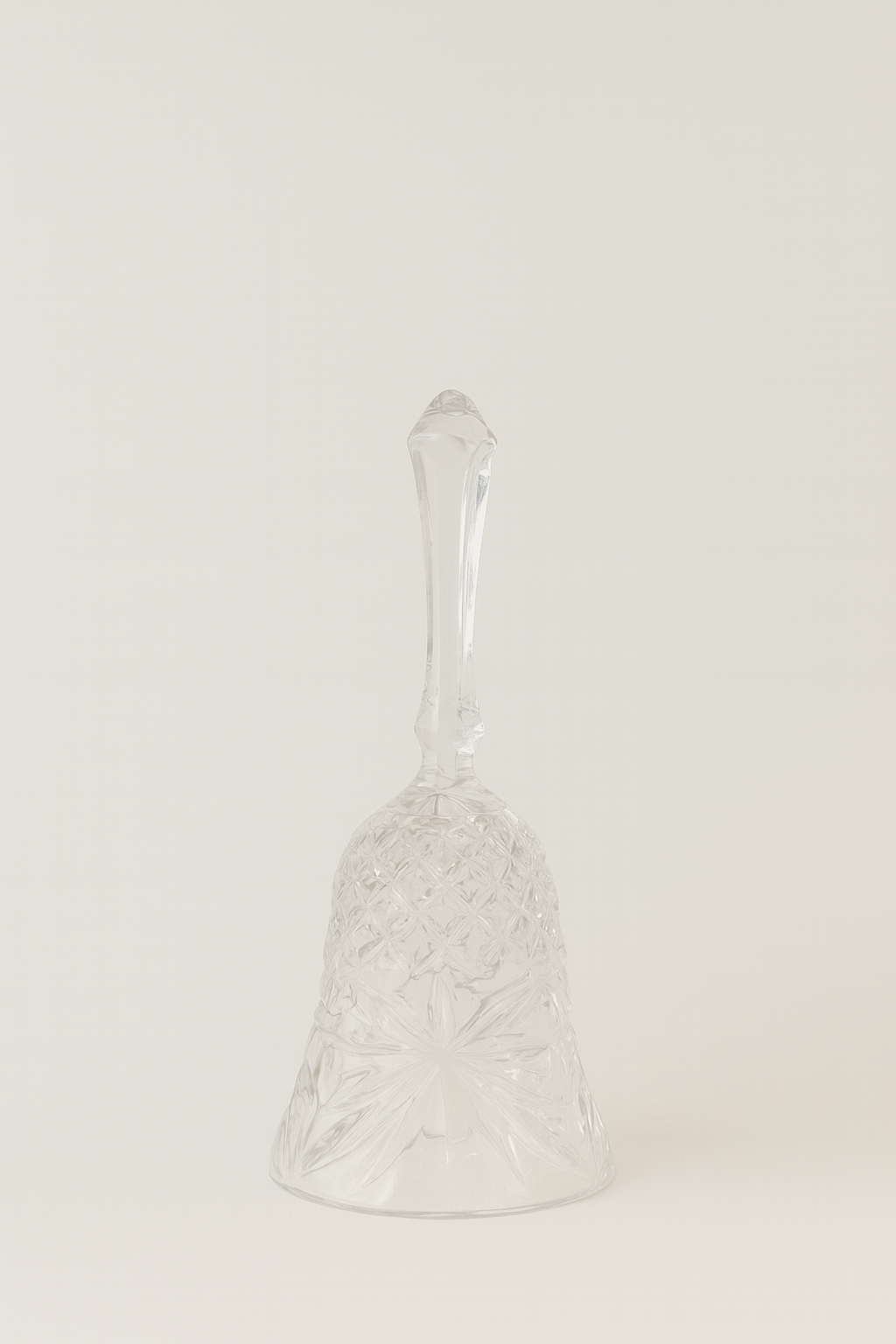 Vintage Crystal Dinner Bell – Crystal Cut Bell Made in France