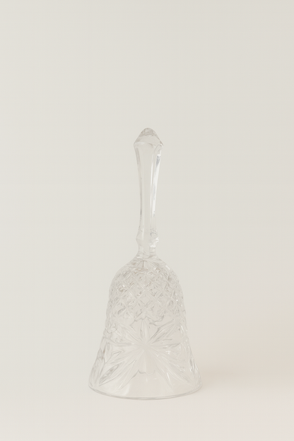 Vintage Crystal Dinner Bell – Crystal Cut Bell Made in France