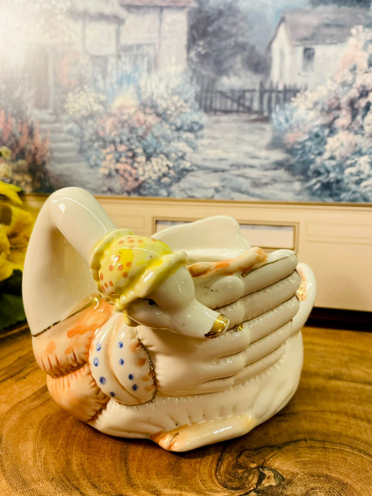 Vintage Porcelain Duck Planters Set of 2 – Cottage Decor