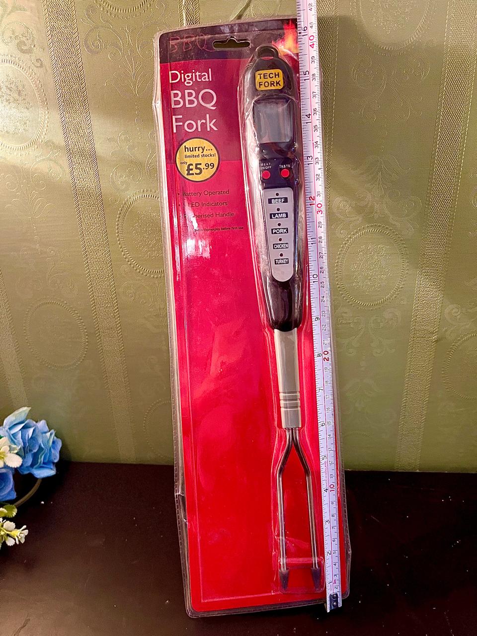 Tech Fork Digital BBQ Fork Meat Thermometer