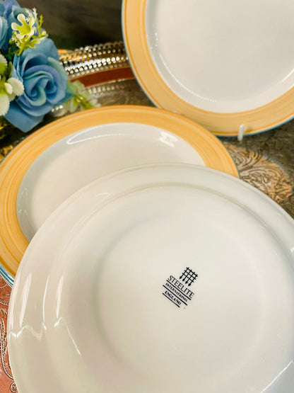 Steelite Floral Quarter Plates – 5-Piece Set