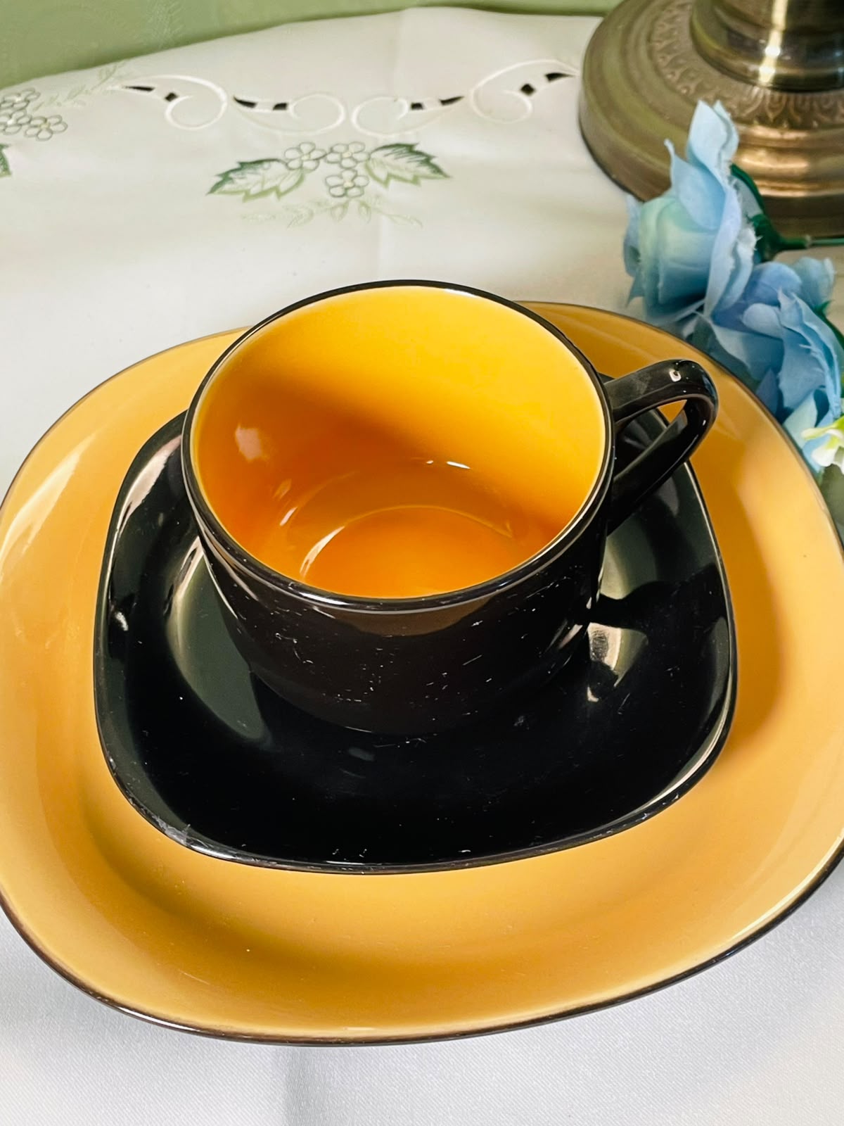 Ritzenhoff Lodge Black Orange 3-Piece Set 10 cm Cup