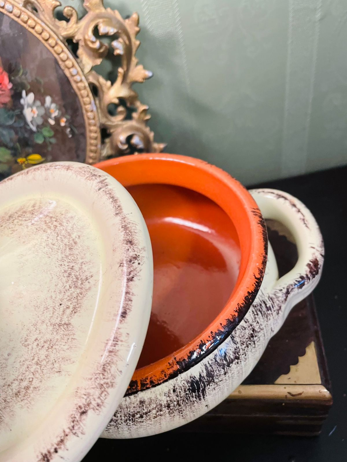 De Silva Italy Rustic Mini Lidded Casserole Pot 6 Inch