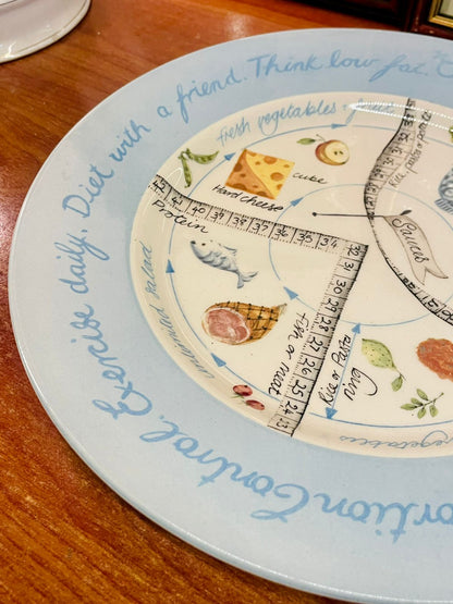 Royal Stafford “The Diet Plate” Portion Control platter – Oven Safe, England
