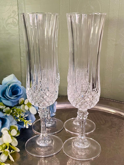 Vintage Crystal Goblets Set of 4 – 21 cm