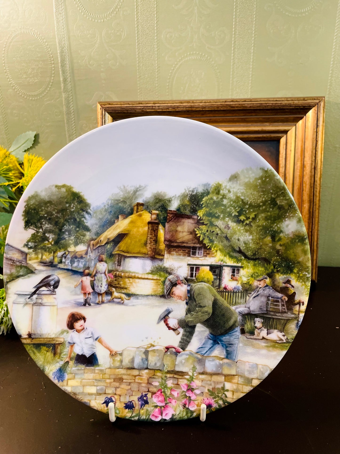 Royal Doulton The Dry-Stone Waller Collector Plate 8 Inch