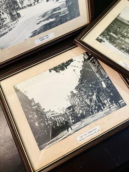 Vintage Sheffield Heritage Wall Art Set of 3