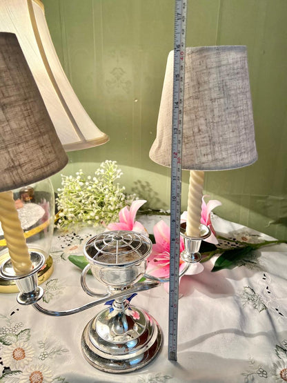 Rare find Silver 2-Arm Candle Centrepiece 40 cm