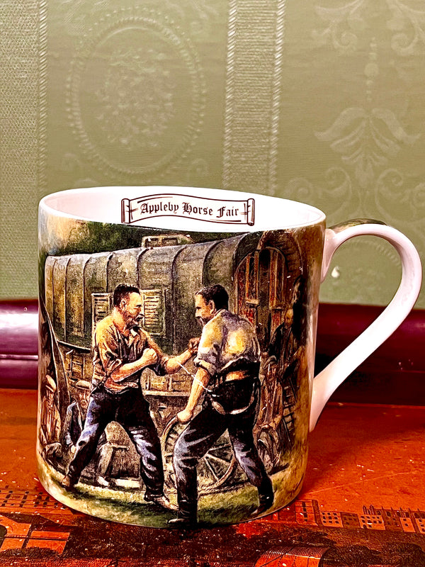Lane Farm China Appleby Horse Fair Fine China Mug Made in England