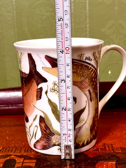 Hudson Middleton Gone Fishing Pike Fine Bone China Mug