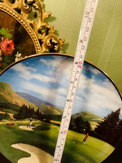 The 5th at Gleneagles Golf Course Porcelain Decor Plate – A.G. Hobson