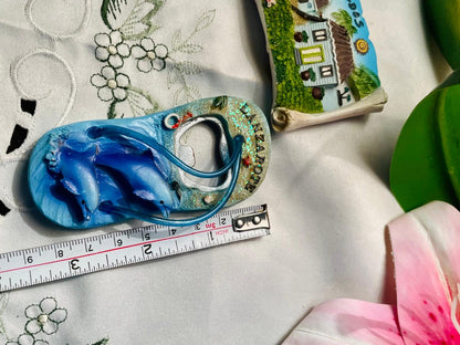 Fridge Magnet 2-Piece Tanzania Dolphin & Caravan Souvenir Decor Set 8cm