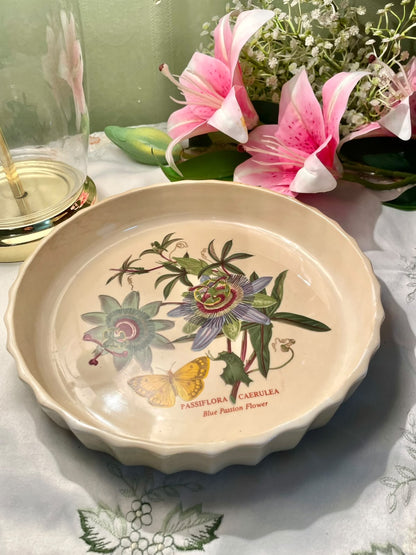 Portmeirion Passion Flower Botanical Serving Pie Dish 24 cm