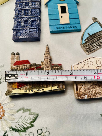 House Travel Landmark Magnet Pieces Set of 5