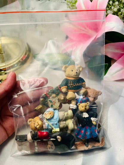 Teddy Bear Decorative Pieces Magnet Set of 7