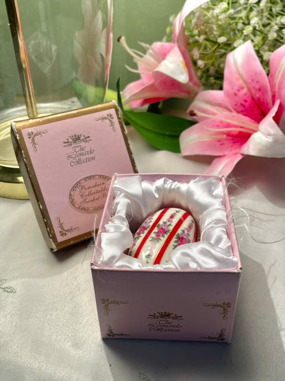 Leonardo Collection Porcelain Floral Trinket Box Approx. 7 cm