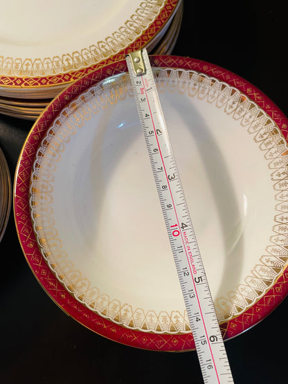 Majestic Royal Grafton Fine Bone China Dinner Set – Made in England – 18 Pieces