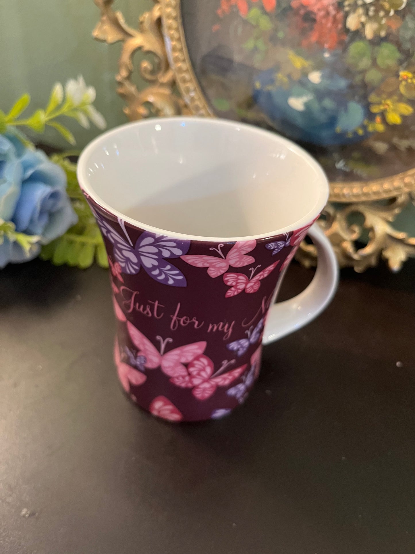 Just for My Nan Butterfly Ceramic Mug