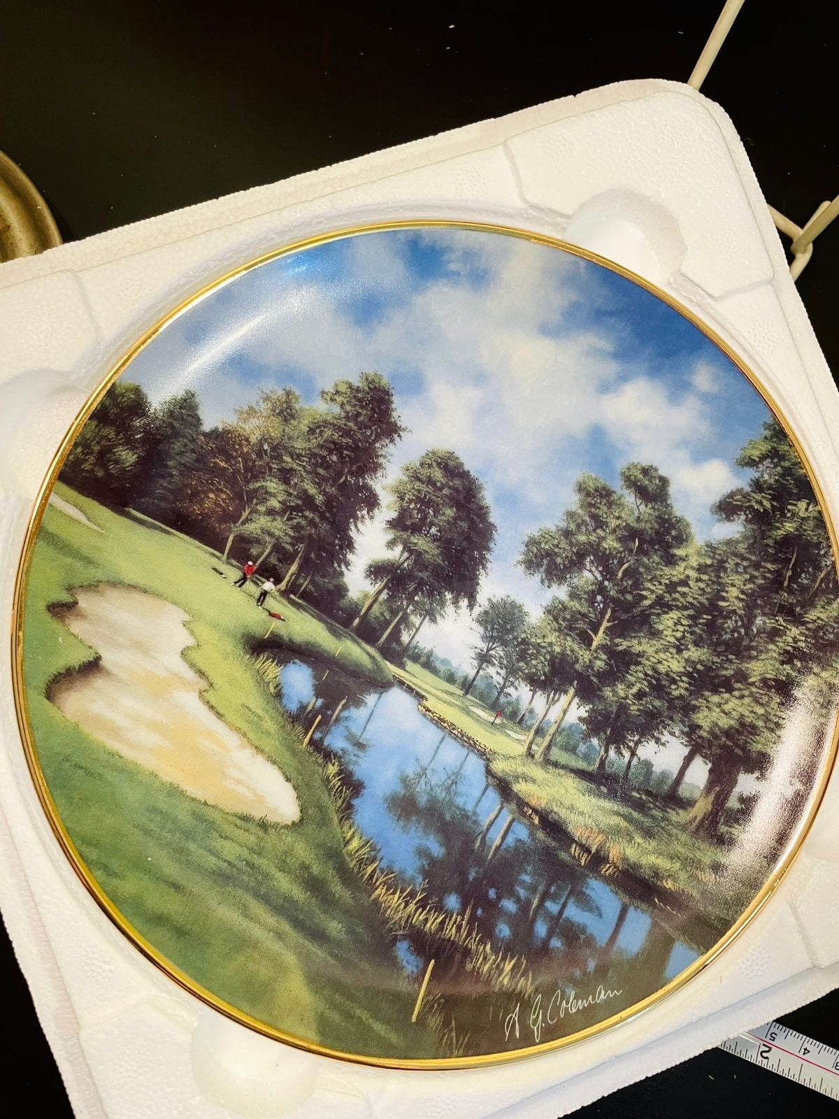 The 10th at The Belfry Golf Course Porcelain Decor Plate – A.G. Hobson