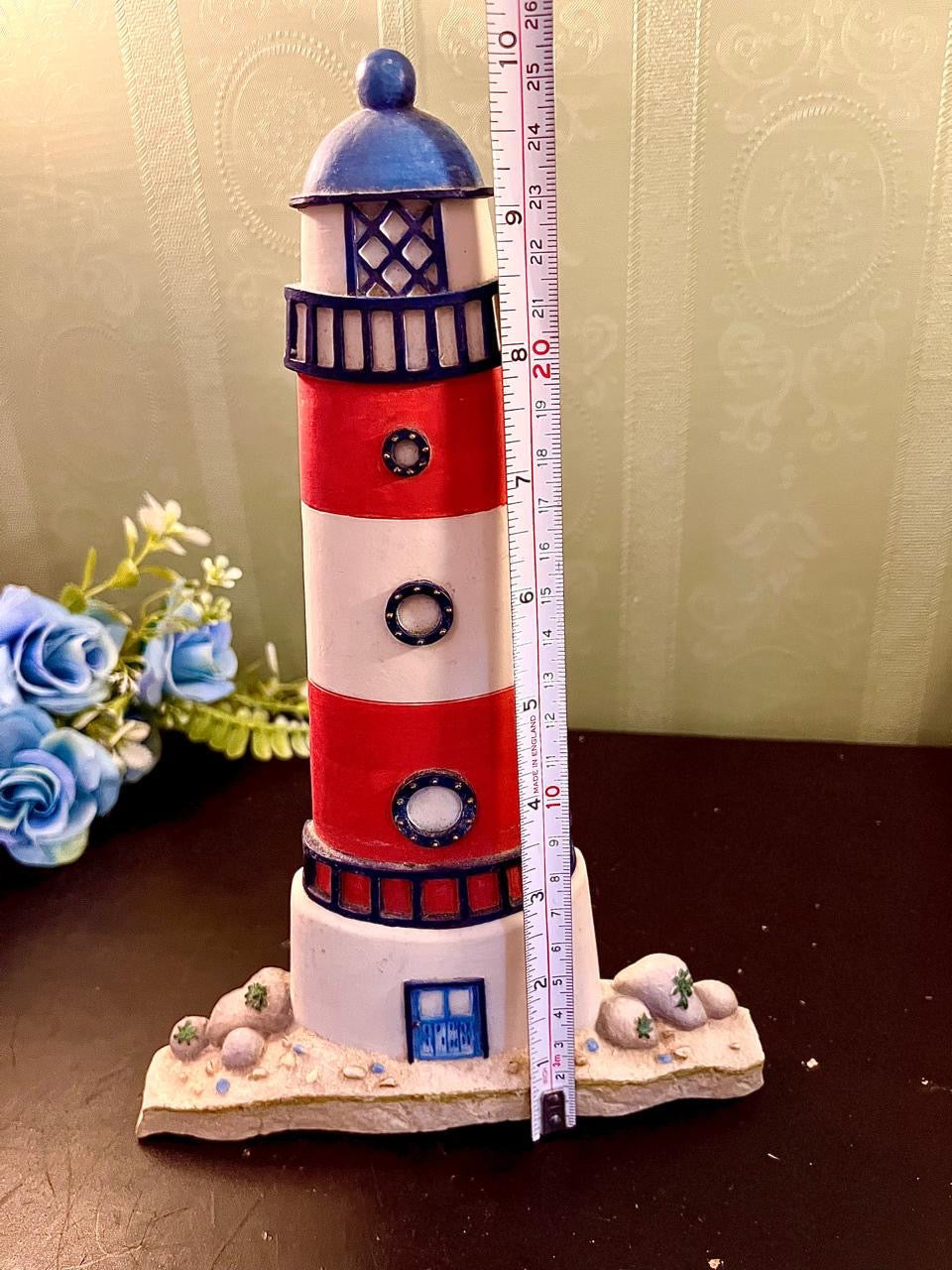 Marks & Spencer Hand Painted Lighthouse Wall Plaque | Nautical Home Décor