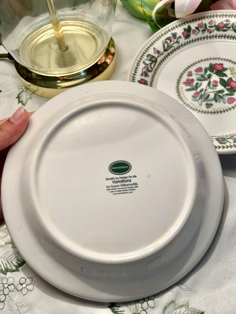 Portmeirion Variations Floral Oven-Safe Serving Plater (each)  18 cm –
