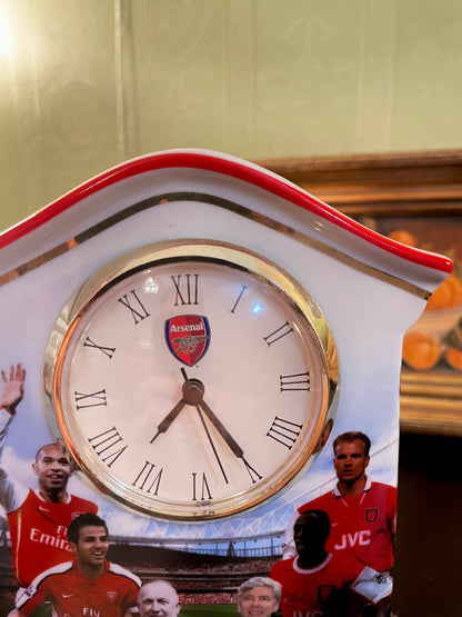 Arsenal Football Club Ceramic Mantel Clock 7 Inch