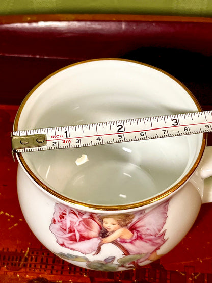 Flower Fairies Rose Fairy Reutter Porzellan Soup Mug Germany