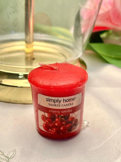 Yankee Candle Simply Home Cherry Vanilla Candle Approx. 6 cm