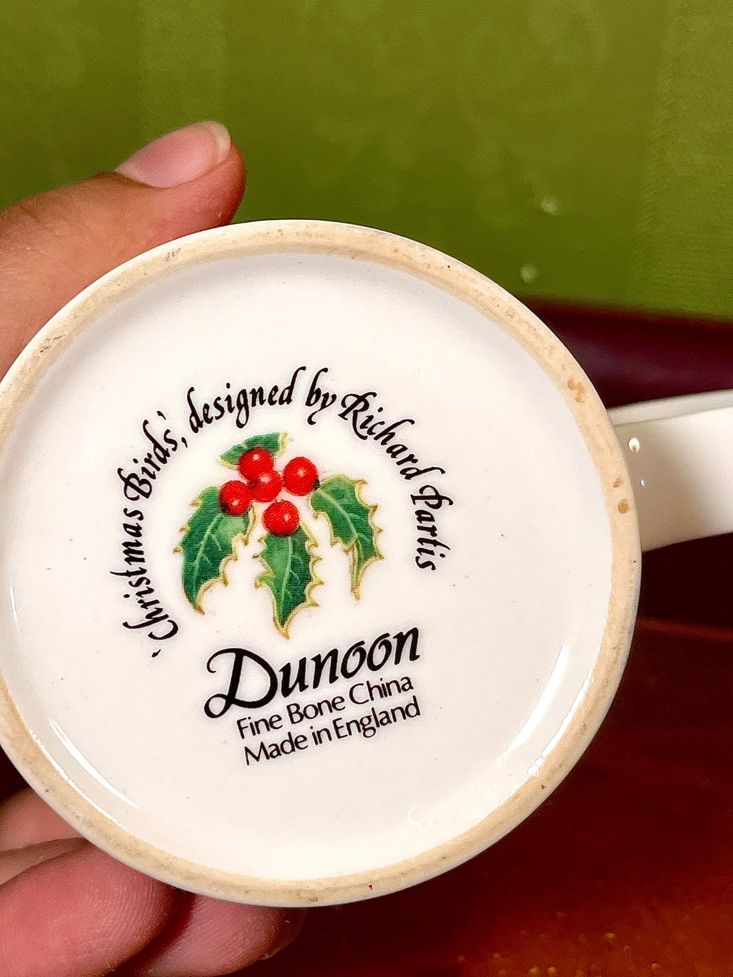 Dunoon Christmas Birds Fine Bone China Pheasant Mug